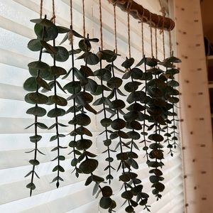 Fake Eucalyptus Hanging Plant
